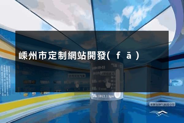嵊州市定制網站開發(fā)