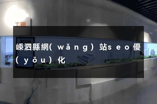 嵊泗縣網(wǎng)站seo優(yōu)化