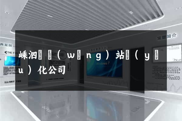 嵊泗縣網(wǎng)站優(yōu)化公司