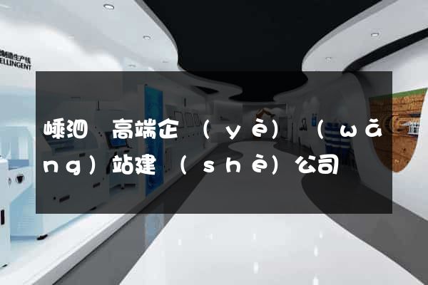 嵊泗縣高端企業(yè)網(wǎng)站建設(shè)公司