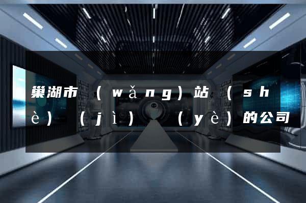 巢湖市網(wǎng)站設(shè)計(jì)專業(yè)的公司