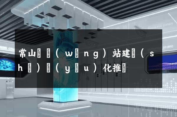 常山縣網(wǎng)站建設(shè)優(yōu)化推廣