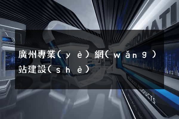 廣州專業(yè)網(wǎng)站建設(shè)