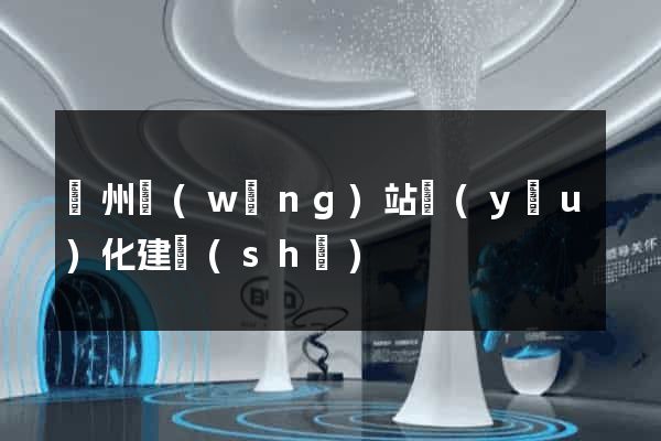 廣州網(wǎng)站優(yōu)化建設(shè)