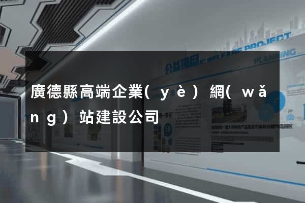 廣德縣高端企業(yè)網(wǎng)站建設公司