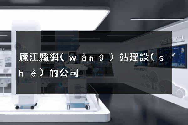 廬江縣網(wǎng)站建設(shè)的公司