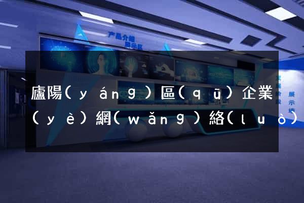 廬陽(yáng)區(qū)企業(yè)網(wǎng)絡(luò)推廣
