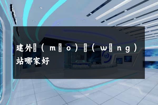 建外貿(mào)網(wǎng)站哪家好