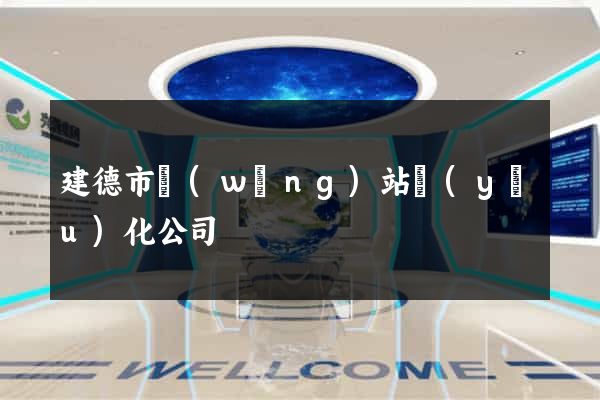 建德市網(wǎng)站優(yōu)化公司