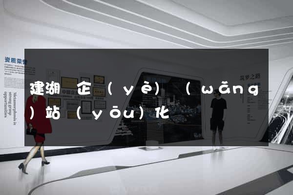 建湖縣企業(yè)網(wǎng)站優(yōu)化