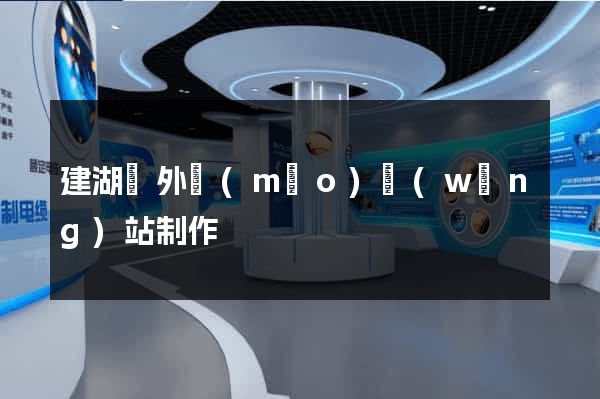建湖縣外貿(mào)網(wǎng)站制作
