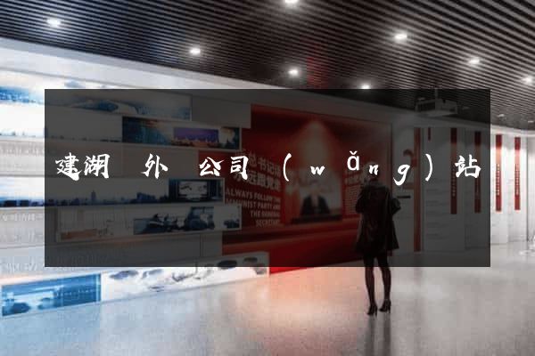 建湖縣外貿公司網(wǎng)站