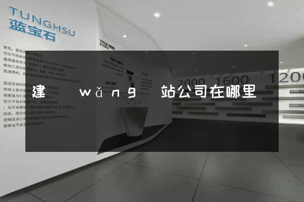 建網(wǎng)站公司在哪里