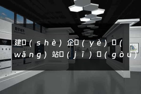 建設(shè)企業(yè)網(wǎng)站機(jī)構(gòu)