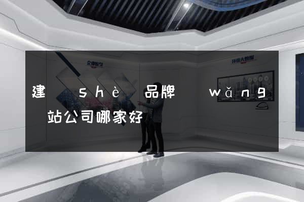 建設(shè)品牌網(wǎng)站公司哪家好