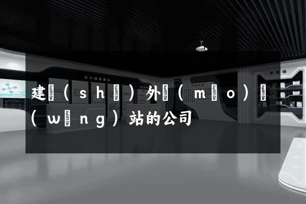 建設(shè)外貿(mào)網(wǎng)站的公司