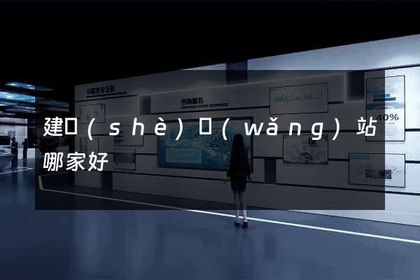 建設(shè)網(wǎng)站哪家好