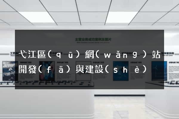 弋江區(qū)網(wǎng)站開發(fā)與建設(shè)