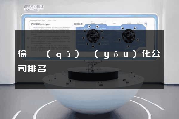 徐匯區(qū)優(yōu)化公司排名