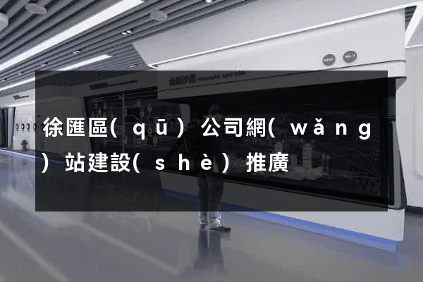 徐匯區(qū)公司網(wǎng)站建設(shè)推廣