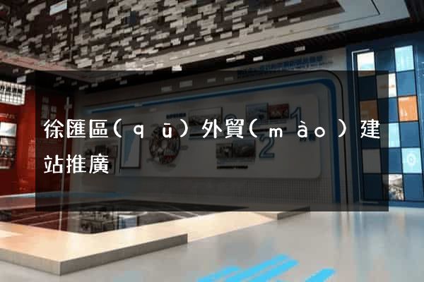 徐匯區(qū)外貿(mào)建站推廣