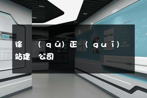 徐匯區(qū)正規(guī)網站建設公司