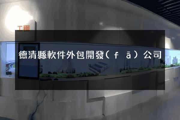 德清縣軟件外包開發(fā)公司