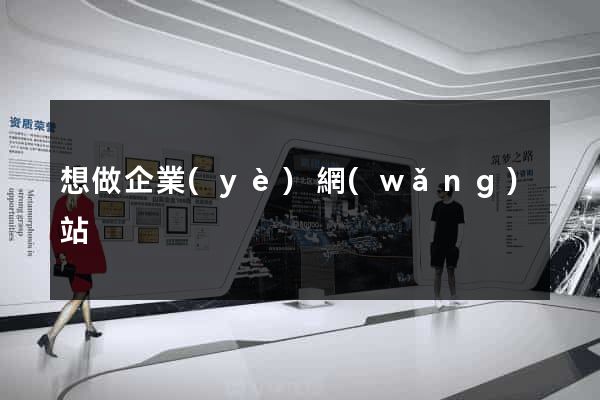 想做企業(yè)網(wǎng)站