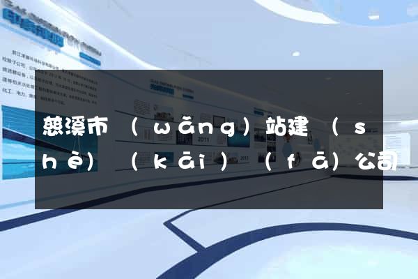 慈溪市網(wǎng)站建設(shè)開(kāi)發(fā)公司