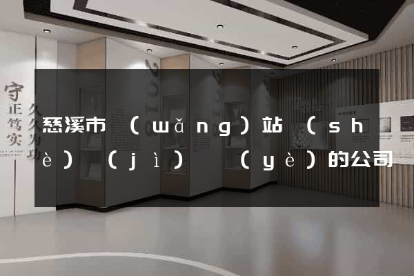慈溪市網(wǎng)站設(shè)計(jì)專業(yè)的公司