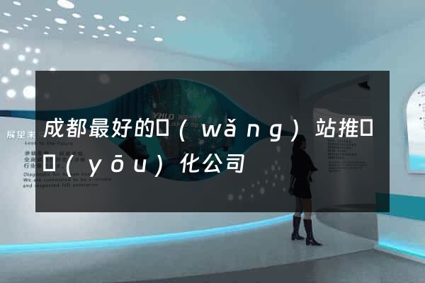 成都最好的網(wǎng)站推廣優(yōu)化公司