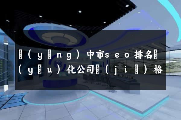 揚(yáng)中市seo排名優(yōu)化公司價(jià)格