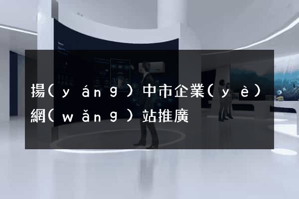 揚(yáng)中市企業(yè)網(wǎng)站推廣