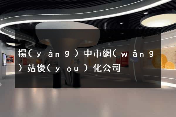揚(yáng)中市網(wǎng)站優(yōu)化公司