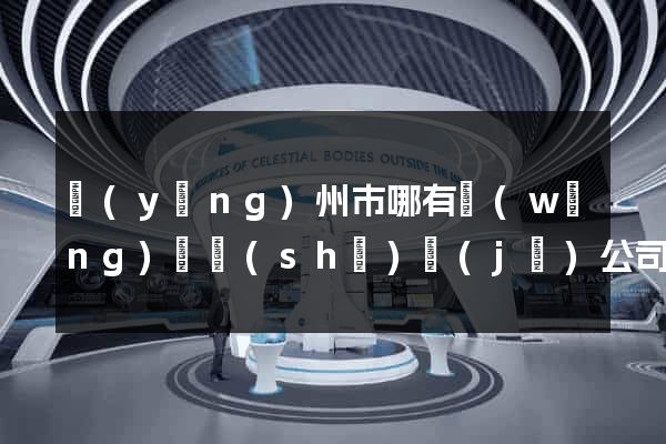 揚(yáng)州市哪有網(wǎng)頁設(shè)計(jì)公司