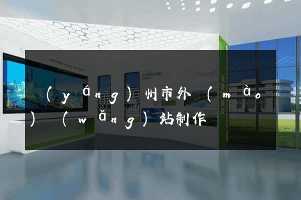 揚(yáng)州市外貿(mào)網(wǎng)站制作