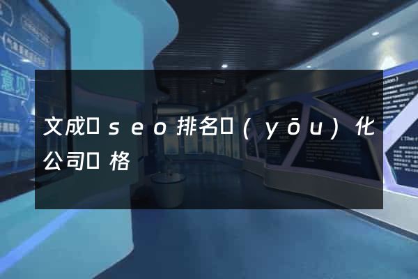 文成縣seo排名優(yōu)化公司價格