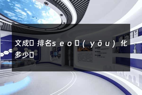 文成縣排名seo優(yōu)化多少錢