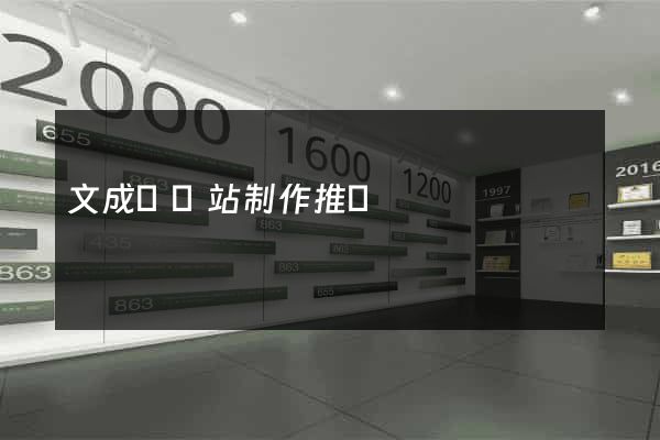 文成縣網站制作推廣
