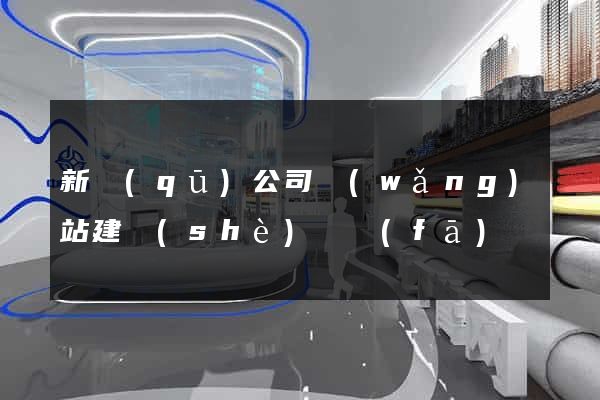 新區(qū)公司網(wǎng)站建設(shè)開發(fā)