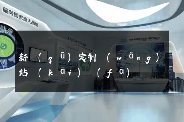 新區(qū)定制網(wǎng)站開(kāi)發(fā)