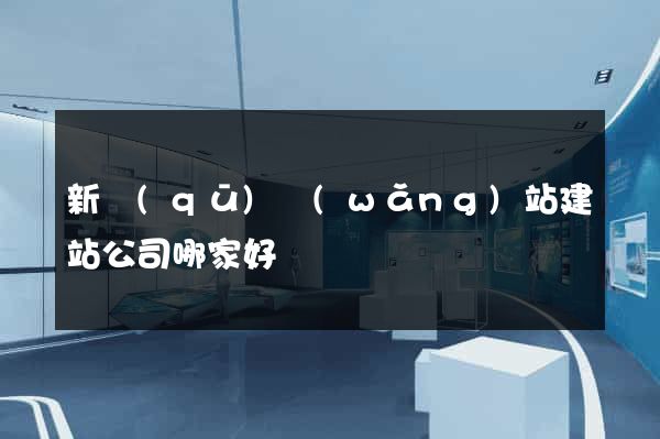 新區(qū)網(wǎng)站建站公司哪家好