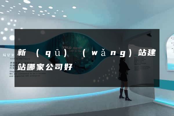 新區(qū)網(wǎng)站建站哪家公司好