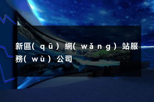 新區(qū)網(wǎng)站服務(wù)公司