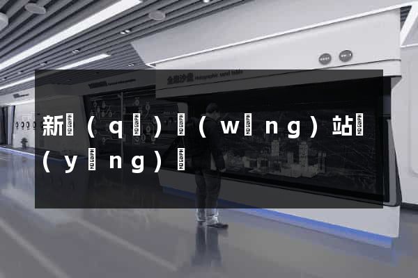新區(qū)網(wǎng)站營(yíng)銷
