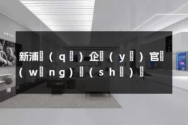 新浦區(qū)企業(yè)官網(wǎng)設(shè)計