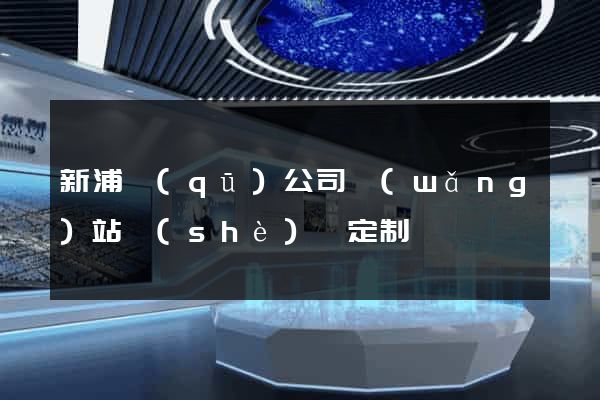 新浦區(qū)公司網(wǎng)站設(shè)計定制