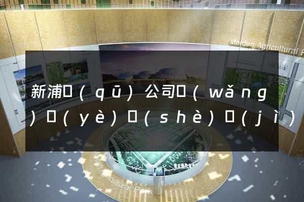 新浦區(qū)公司網(wǎng)頁(yè)設(shè)計(jì)
