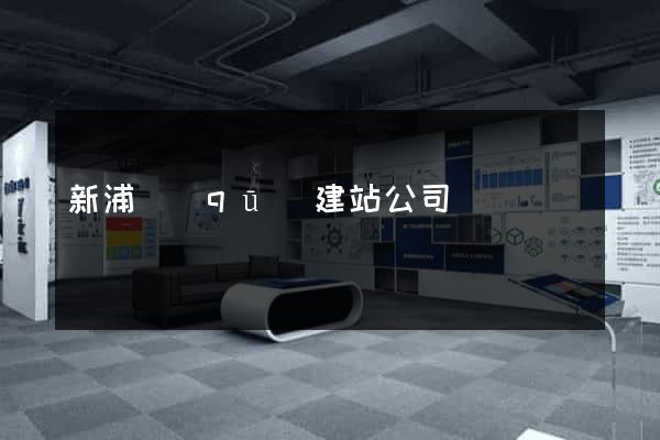 新浦區(qū)建站公司