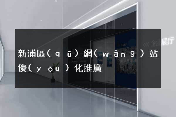 新浦區(qū)網(wǎng)站優(yōu)化推廣